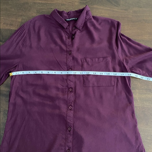 TERRANOVA Purple Button Down Shirt Women - Picture 5 of 10
